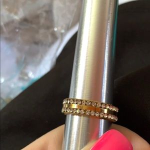 Men’s new Wedding Ring 9.5 gold & glitz